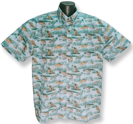 Freshwater Fishing Shirt- Made in USA- Cotton